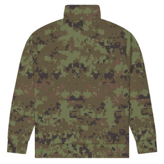 Unisex Track jacket,  digital green camo 3