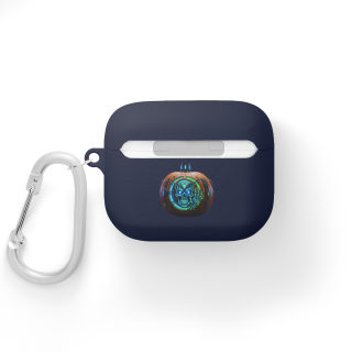 Neon Pumpkin Skull AirPods Case 19