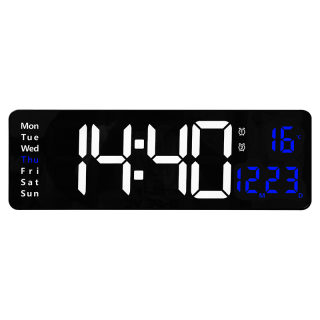 16-Inch Nordic-Style Digital LED Wall Clock 4