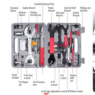 Complete 44-Piece Bicycle Repair Kit 2