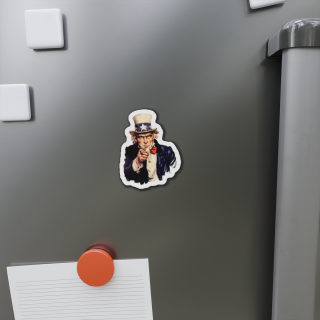 Uncle Sam Pointing Die-Cut Magnet | Patriotic Americana Refrigerator Magnet 7