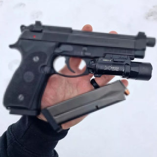 Tactical Weapon Light for 20mm Rail, Metal, with Strobe 4