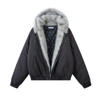 Plucked Texture Padded Jacket 2