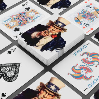Uncle Sam Playing Cards | Poker Deck with Ace of Spades Design 6