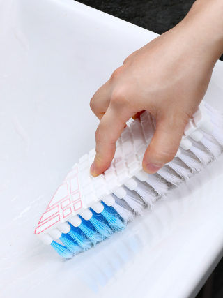 AISEN Bendable Bathroom Corner Brush | Soft Bristle Bathtub & Tile Brush 3