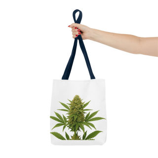 Cannabis Bud Illustration Tote | Botanical Cannabis Plant Tote 58