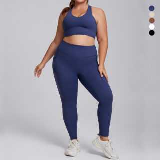 Women's High-End Fitted Two-Piece Yoga Set 3