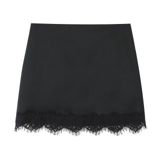 Women's Lace Hem Skirt Pants | Elegant Versatile 6