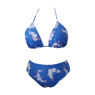 Plus Size Floral bikini set (tie-up) 5