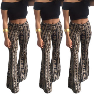 Slim-Fit Micro-Flared Pants
