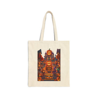 Halloween Pumpkin Patch Trick or Treat Tote | Haunted Town Jack-o'-Lanterns 3