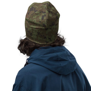 All-Over Print Beanie Green Digital Camo 6