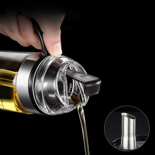 Automatic Glass Oil & Soy Sauce Bottle | Self-Opening Lid 2