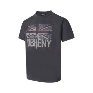 Union Jack Print Letter Short Sleeve T-Shirt 5