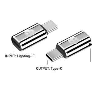 Phone charger adapter — Lightning female to USB-C male 27W fast charging adapter 3