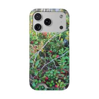 Wild berry bush phone case 24