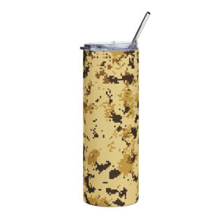 Desert Digital Camo Tumbler | 20oz Stainless Steel Travel Cup