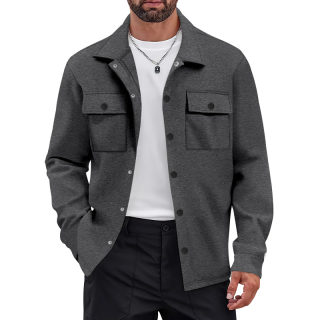 Heavyweight Japanese Workwear-Style Fleece-Lined Vintage Jacket 3