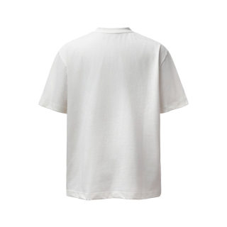 Sanskrit Letter Cross Print Distressed T-Shirt 2