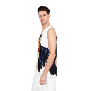 Uncle Sam Pointing Basketball Jersey | Patriotic Americana All-Over Print 5