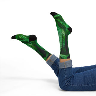 Cannabis leaf socks 24