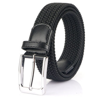 Men's & Women's Canvas Woven Belt | Non-Porous Elastic Casual Belt 2