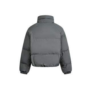 Solid Color Minimalist Stand-Collar Jacket 3