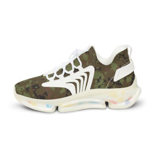 Camo Pattern Men's Mesh Sneakers 10
