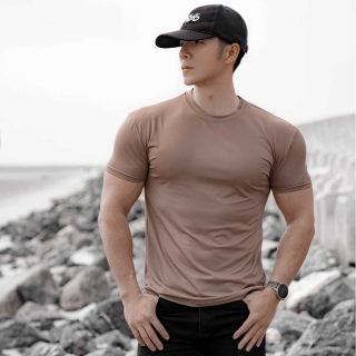 Men's Sport Casual Quick-Dry Fitness T-Shirt | Slim Fit Solid Color 3