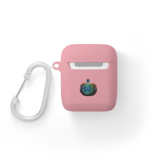 Neon Pumpkin Skull AirPods Case 16