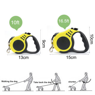 Durable Retractable Dog Leash | 3/5m Automatic Nylon Pet Lead 6