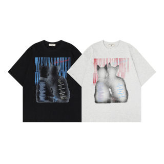 Cat Print Short Sleeve T-Shirt 3