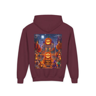 Spooky Pumpkin Patch Trick or Treat Kids Hoodie 55
