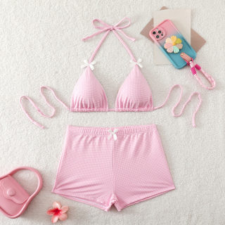 Checkered bikini set 3