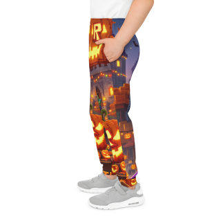 Halloween Pumpkin Village Kids Joggers 5