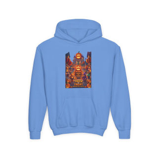 Spooky Pumpkin Patch Trick or Treat Kids Hoodie 11