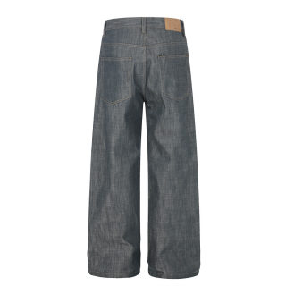 Cowboy Straight Leg Denim Pants | Washed Distressed 2