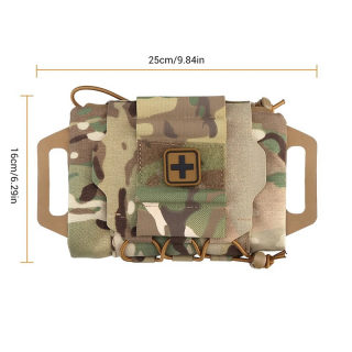 Tactical MOLLE First-Aid Pouch | Rapid Deployment Survival Medical Kit Bag 6