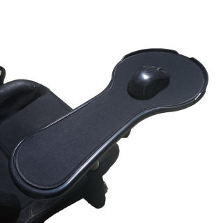 Extra-Large Chair Armrest Pad with Mouse Barrier and Wrist Support