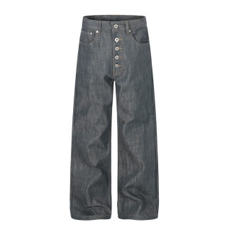 Cowboy Straight Leg Denim Pants | Washed Distressed 6