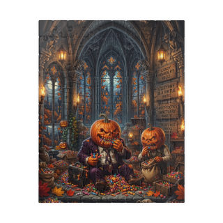 Pumpkin-Head Candy Feast Puzzle 110- 1014 Piece | Halloween Jigsaw 3
