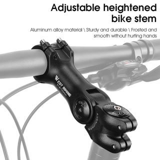 Adjustable Bicycle Handlebar Stem | 60° Angle Aluminum Alloy Riser 2