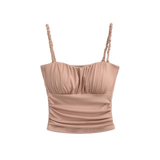 Ruffled Strapless Crop Top 2
