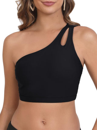 Solid Color bikini set (off-shoulder) 2