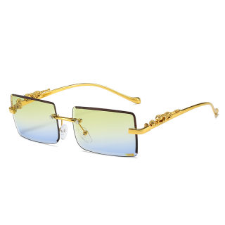 New-Style Rimless Square Trendy Sunglasses 5
