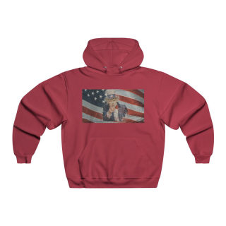 Uncle Sam Pointing Hooded Sweatshirt | Patriotic American Flag Graphic 8