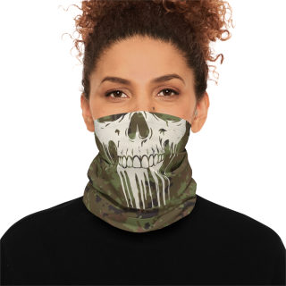 Dripping Skull Camo Neck Gaiter 4