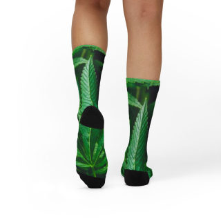 Cannabis leaf socks 20