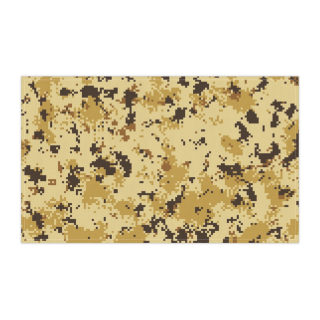 Desert Digital Camo Tea Towel | Tan & Brown Pixel Camouflage 3