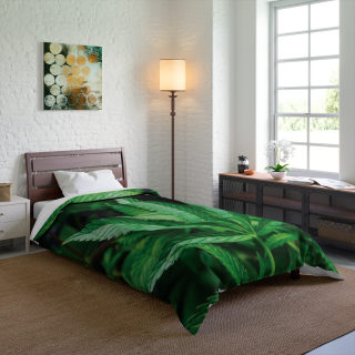 Marijuana Leaf Comforter 6